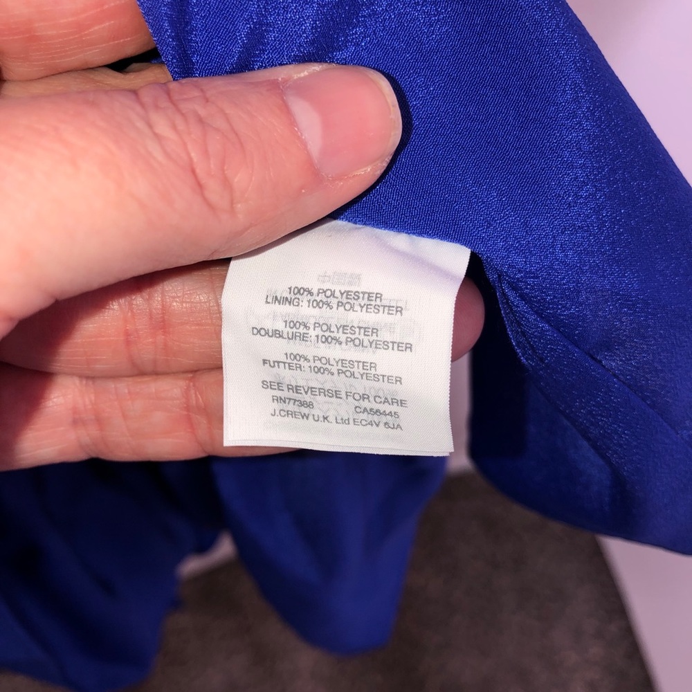 J. Crew Spaghetti-Strap Midi Dress in Pink and Blue - Picture 8 of 9